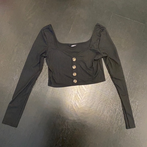 Long sleeve crop top - Picture 2 of 2